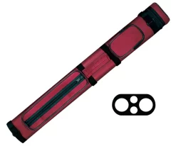 Action 2 Butt 2 Shaft Hard Case -Passion Billiards ac22 burgundy