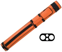 Action 2 Butt 2 Shaft Hard Case -Passion Billiards ac22 orange