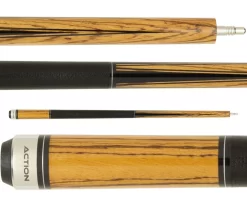 Action ACTMS04 Zebrawood 25oz Massé Pool Cue -Passion Billiards actms04 01