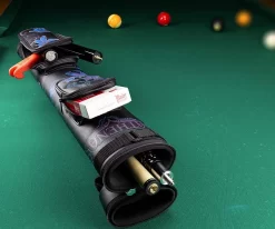 Athena ATHC08 Butterfly 2 Butt 2 Shaft Hard Case -Passion Billiards athc08 01