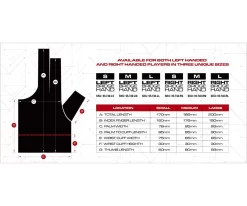 Cuetec Axis Billiards Glove -Passion Billiards bglct size chart 01
