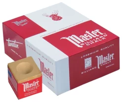Master Chalk (Box Of 144 Cubes) -Passion Billiards chm144 gold 01