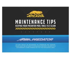 Predator Arcadia Select Pool Table Cloth -Passion Billiards clpr 02