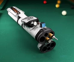 Eight Ball Mafia Skulls And Stars 2 Butt 2 Shaft Hard Case -Passion Billiards ebmc22e 01 6