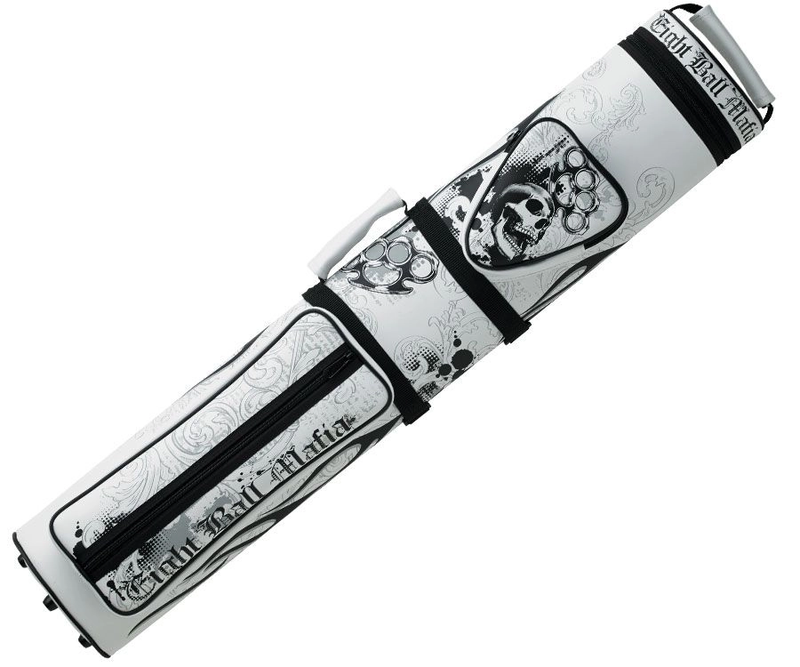 Eight Ball Mafia White Knuckles 3 Butt 5 Shaft Hard Case 1 Eight Ball Mafia White Knuckles 3 Butt 5 Shaft Hard Case