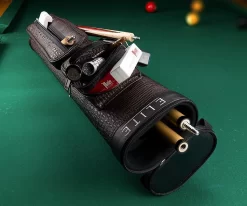 Elite Leatherette 2 Butt 4 Shaft Hard Case 15 Elite Leatherette 2 Butt 4 Shaft Hard Case -Passion Billiards eccp24 brown 01 1