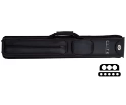 Elite Nexus 3 Butt 5 Shaft Hard Case -Passion Billiards ecn35 black cat 1
