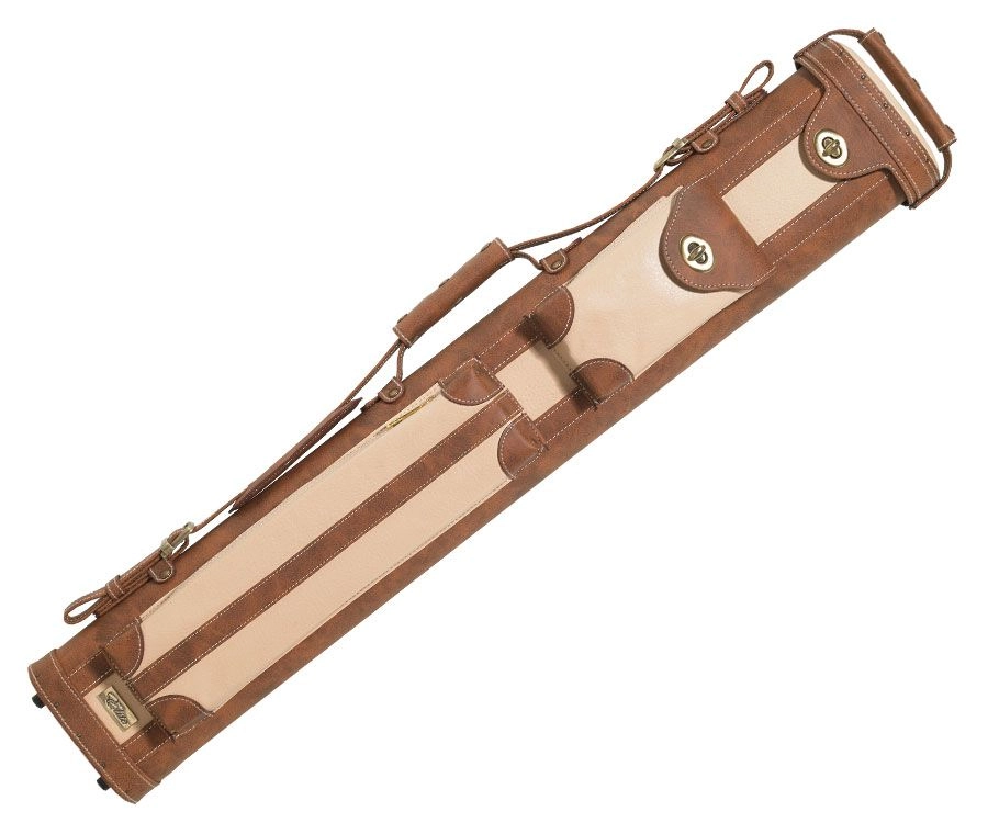 Elite 2x4 Vintage Cue Case Chestnut 2 Elite 2x4 Vintage Cue Case Chestnut - Image 2