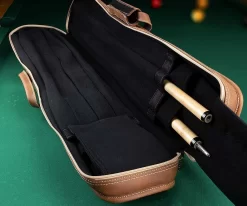 Elite 4x8 Vintage Vinyl Soft Cue Case Black 12 Elite 4x8 Vintage Vinyl Soft Cue Case Black -Passion Billiards ecvs48 chestnut 02 2