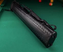 Instroke Southwest 2 Butt 4 Shaft Leather Case -Passion Billiards issw24 black 02