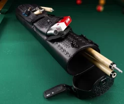 Instroke Southwest 3 Butt 7 Shaft Leather Case 7 Instroke Southwest 3 Butt 7 Shaft Leather Case -Passion Billiards issw37 black 01
