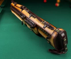 Instroke Tooled 3 Butt 5 Shaft Leather Case -Passion Billiards ist35 rust 03