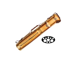 Instroke Tooled 3 Butt 7 Shaft Leather Case -Passion Billiards ist37 rust 01 1