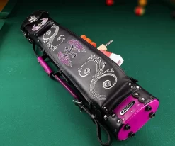 Instroke La Bella Donna 2 Butt 4 Shaft Hard Case - Black 12 Instroke La Bella Donna 2 Butt 4 Shaft Hard Case - Black -Passion Billiards isxb 02