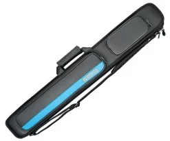 Molinari 2 Butt 4 Shaft Black/Cyan Hybrid Cue Case