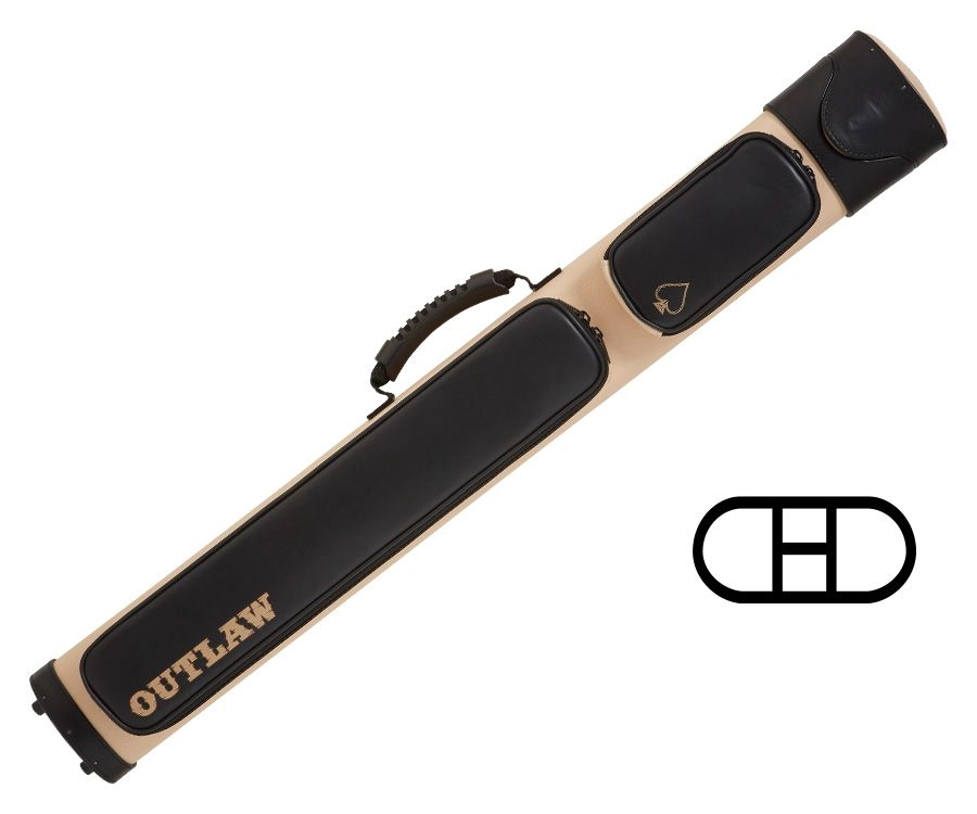Outlaw OLX22 Black 2 Butt 2 Shaft Hard Case 2 Outlaw OLX22 Black 2 Butt 2 Shaft Hard Case - Image 2