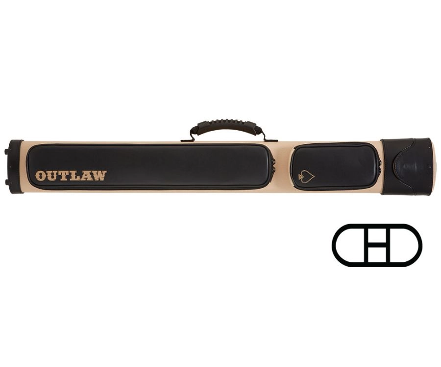 Outlaw OLX22 Black 2 Butt 2 Shaft Hard Case 1 Outlaw OLX22 Black 2 Butt 2 Shaft Hard Case