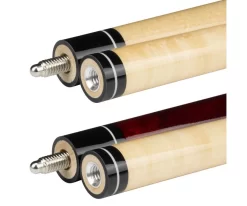 Economy Two-Piece Pool Cue Bundle (4 House Cues Set) -Passion Billiards pdeco joints