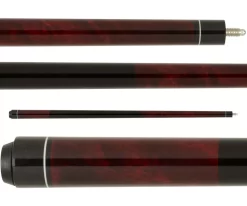 Economy Two-Piece Pool Cue Bundle (4 House Cues Set) -Passion Billiards pdeco2 01