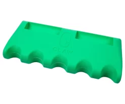 Q Claw 5-Cue Holder -Passion Billiards qhqc5 green 01 1
