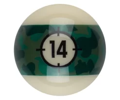 Aramith Camo Single Replacement Balls -Passion Billiards rbcam 14ball 01