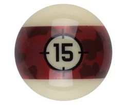 Aramith Camo Single Replacement Balls -Passion Billiards rbcam 15ball 01