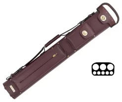 Tango Angus Burgundy 3 Butt 5 Shaft Hard Case