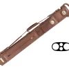 Tango Pampa Chestnut 2 Butt 2 Shaft Leather Cue Case