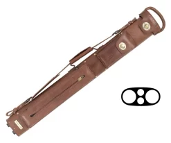 Tango Pampa Chestnut 2 Butt 2 Shaft Leather Cue Case