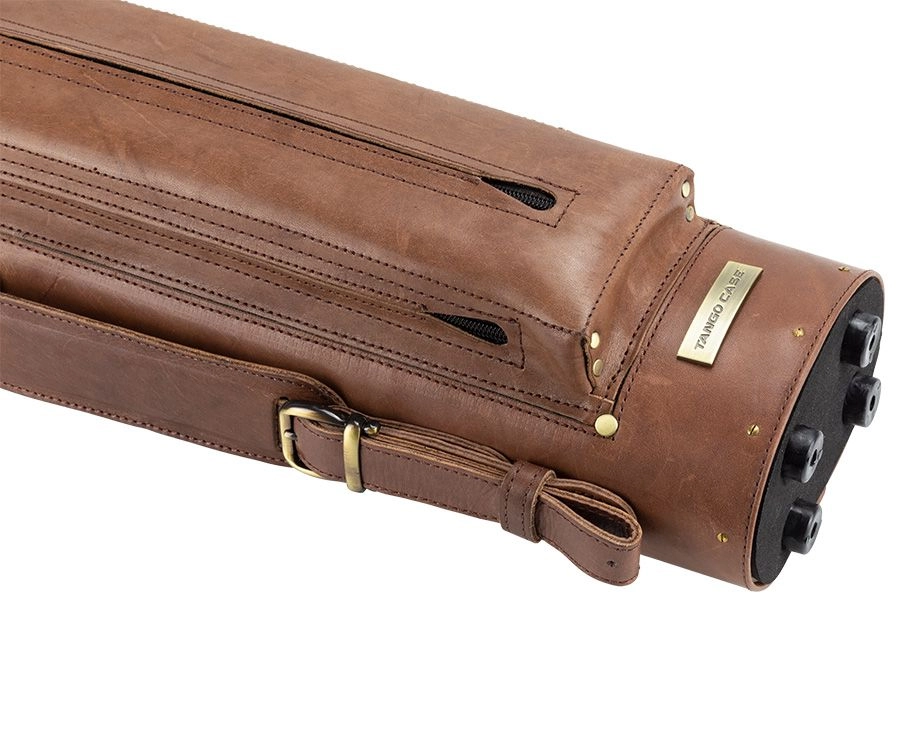 Tango Pampa Chestnut 3 Butt 5 Shaft Leather Cue Case 4 Tango Pampa Chestnut 3 Butt 5 Shaft Leather Cue Case - Image 4