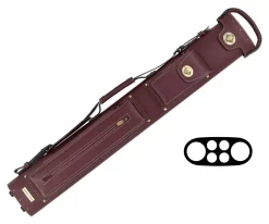 Tango Zorzal Burgundy 2 Butt 4 Shaft Hard Case