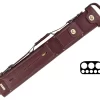 Tango Zorzal Burgundy 3 Butt 5 Shaft Hard Case
