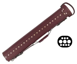 Tango Zorzal Burgundy 3 Butt 7 Shaft Hard Case -Passion Billiards tazm37 burgundy 02