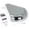 Corner/Side Castings Plastic With Chrome Finish (Set Of 6)