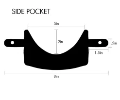 Burgundy Fringe Leather Pocket Set (Set Of 6) 8 Burgundy Fringe Leather Pocket Set (Set Of 6) -Passion Billiards tppk side dm 01 6