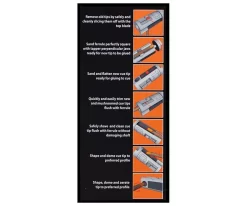 Spinster 1Q Tip Maintenance Tool 8 Spinster 1Q Tip Maintenance Tool -Passion Billiards trsqt 1q packageinstructions 01